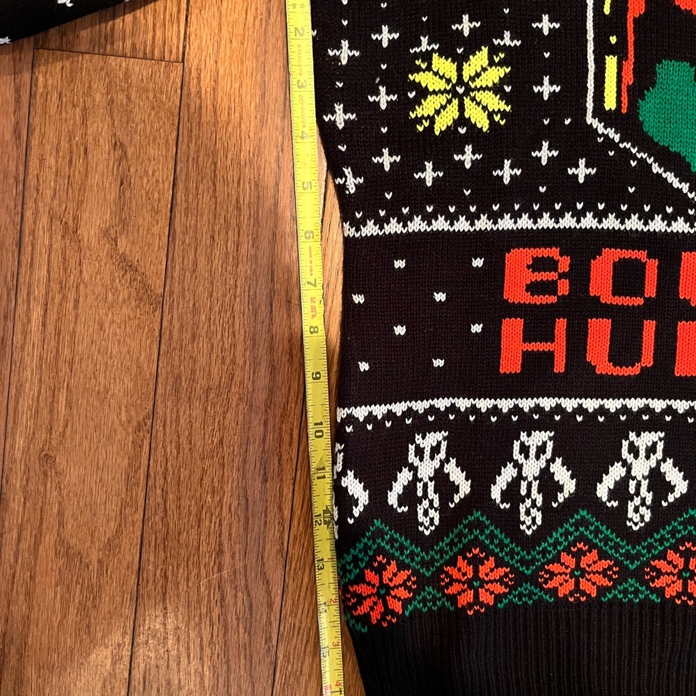 STAR WARS Disney Boba Fett Ugly Christmas Sweater Size Small - Picture 10 of 13